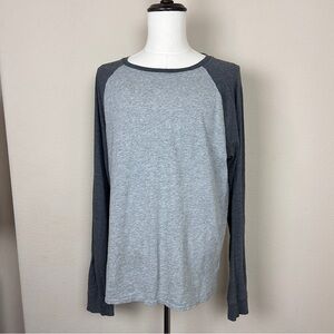 Outerknown Men’s long sleeve jersey shirt | XL/TG | Grey